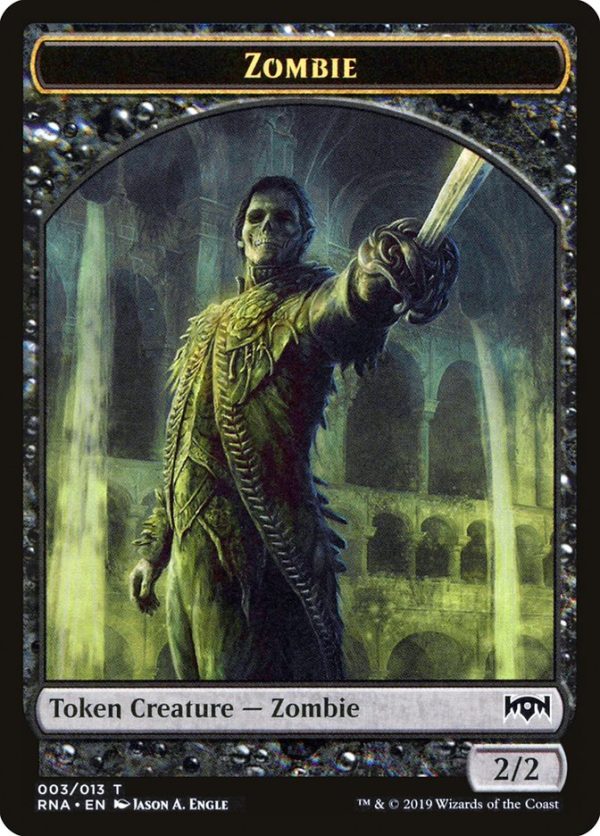 Zombie Token [Ravnica Allegiance Tokens] For Cheap