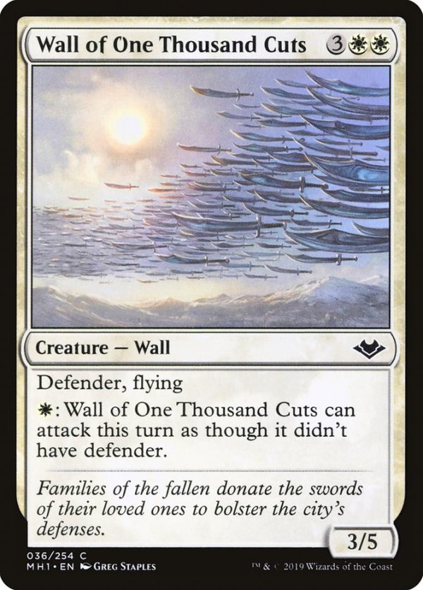 Wall of One Thousand Cuts [Modern Horizons] Online Hot Sale