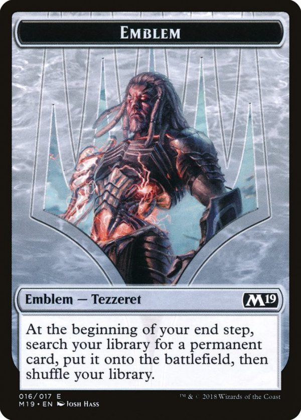 Tezzeret, Artifice Master Emblem [Core Set 2019 Tokens] Online Sale