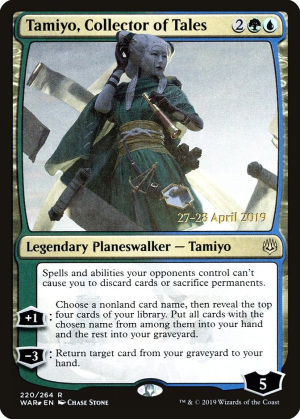 Tamiyo, Collector of Tales [War of the Spark Prerelease Promos] Cheap