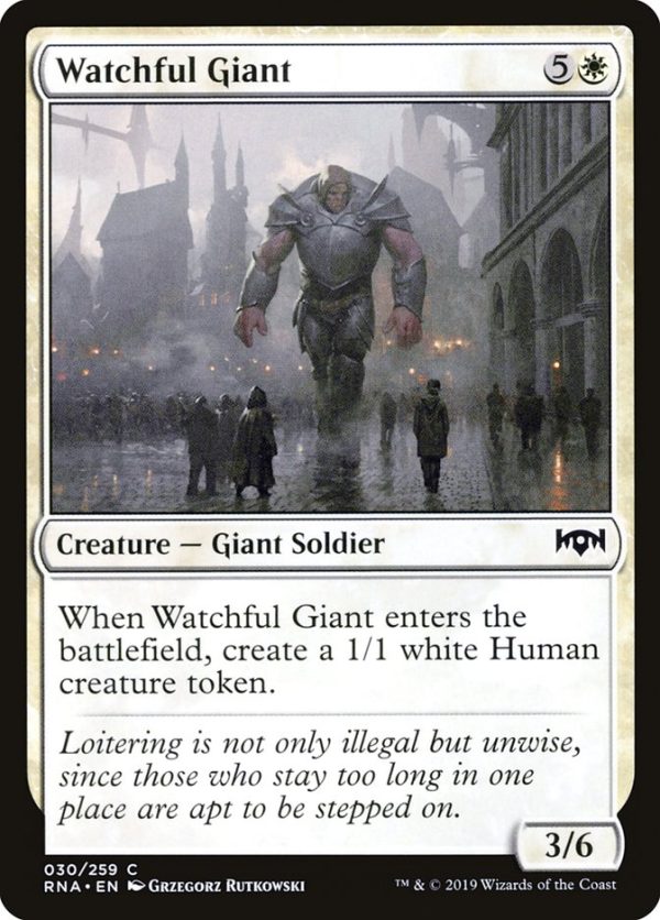 Watchful Giant [Ravnica Allegiance] Sale