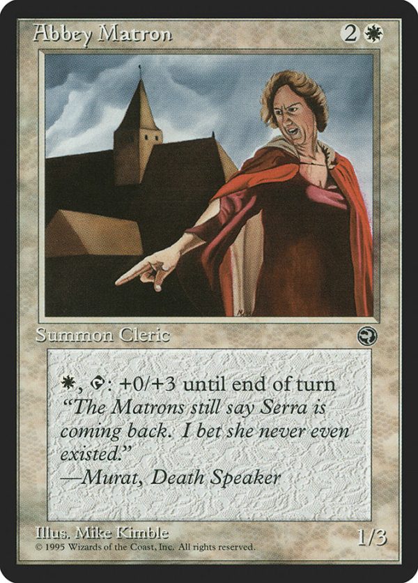 Abbey Matron (Murat Flavor Text) [Homelands] Hot on Sale