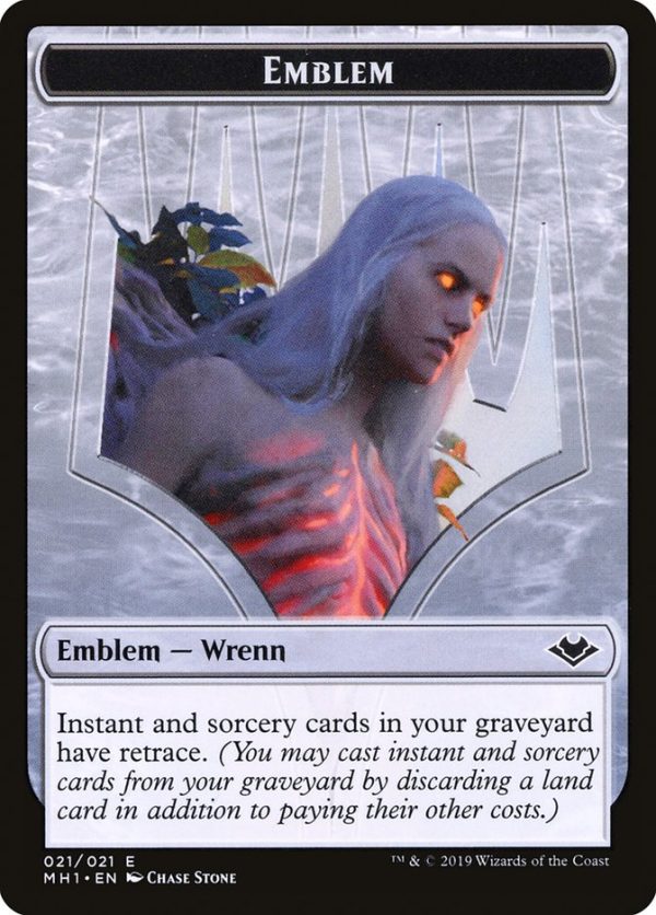 Zombie (007)    Wrenn and Six Emblem (021) Double-Sided Token [Modern Horizons Tokens] Online