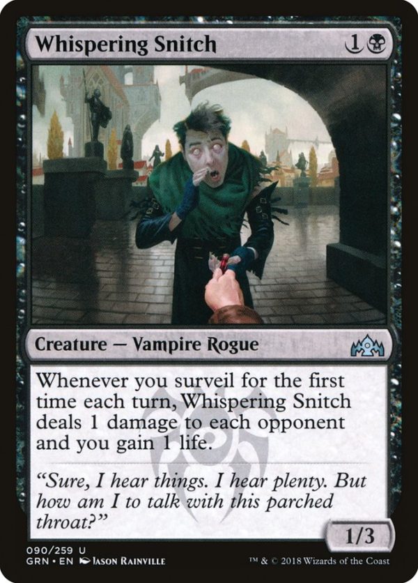 Whispering Snitch [Guilds of Ravnica] For Discount