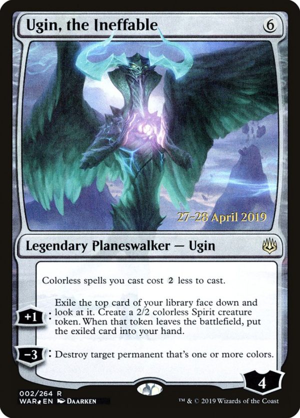 Ugin, the Ineffable [War of the Spark Prerelease Promos] Online Hot Sale