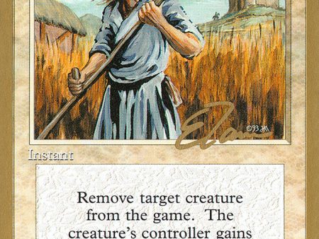 Swords to Plowshares (Eric Tam) (SB) [Pro Tour Collector Set] Supply