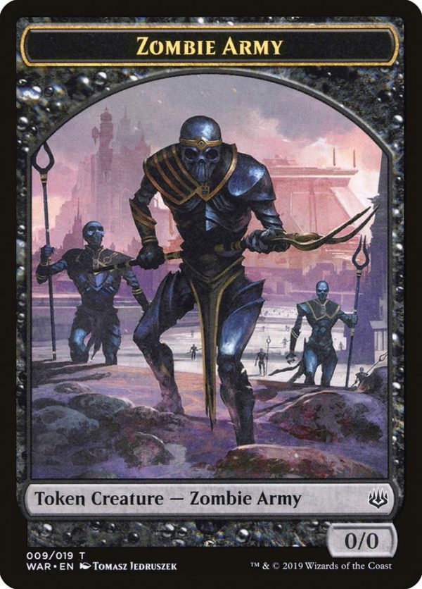 Zombie Army Token (009 019) [War of the Spark Tokens] Supply