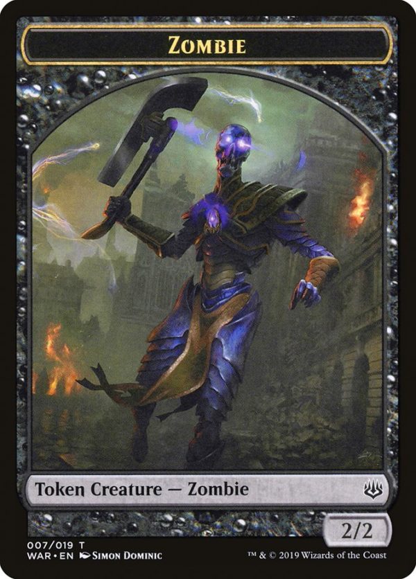 Zombie Token [War of the Spark Tokens] Online Hot Sale