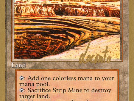 Strip Mine (Michael Loconto) [Pro Tour Collector Set] Discount