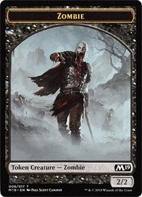 Zombie    Goblin Double-Sided Token (Game Night) [Core Set 2019 Tokens] on Sale