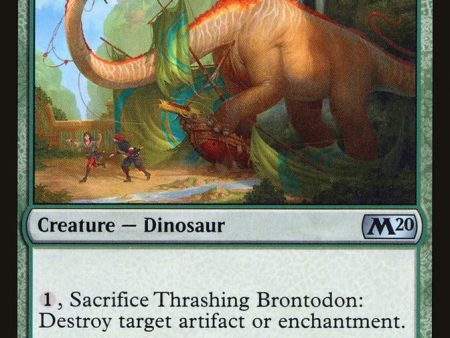 Thrashing Brontodon [Core Set 2020] Online Sale