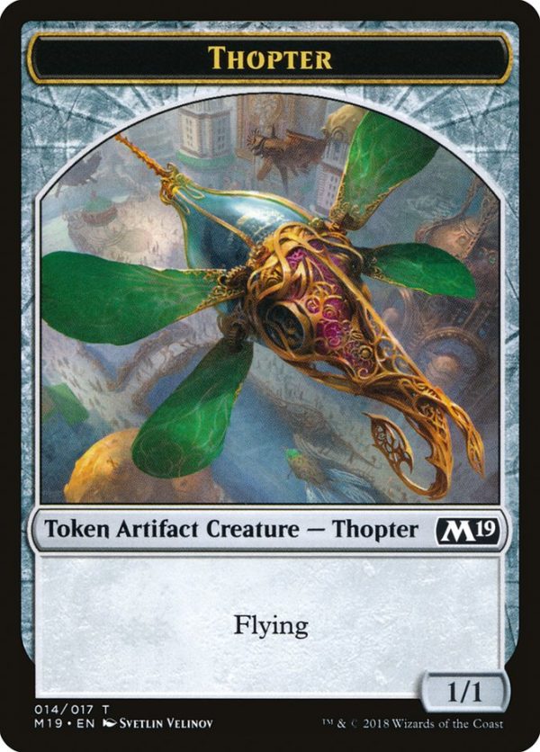 Zombie    Thopter Double-Sided Token (Game Night) [Core Set 2019 Tokens] Sale