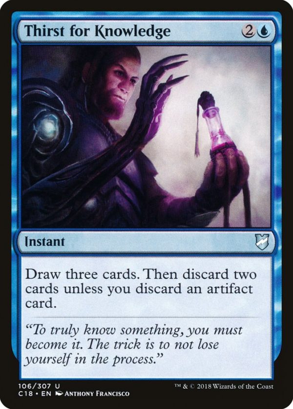 Thirst for Knowledge [Commander 2018] Cheap