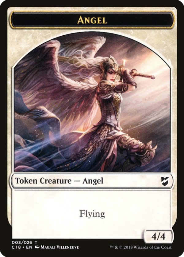 Zombie    Angel Double-Sided Token [Commander 2018 Tokens] Supply