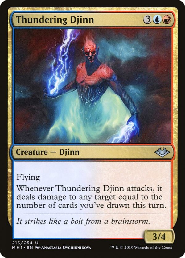 Thundering Djinn [Modern Horizons] Sale