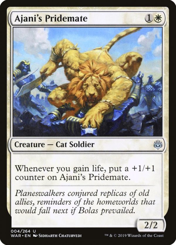 Ajani s Pridemate [War of the Spark] Hot on Sale