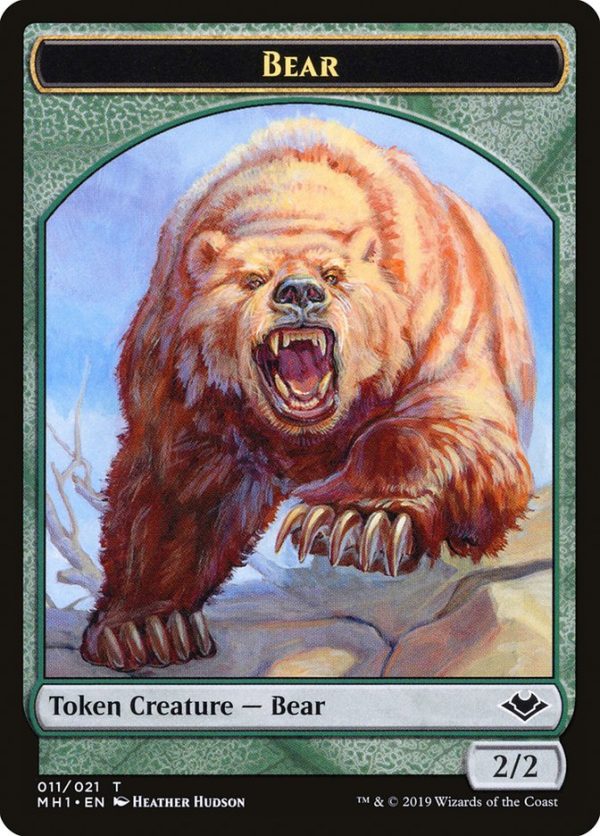 Zombie (007)    Bear (011) Double-Sided Token [Modern Horizons Tokens] Online