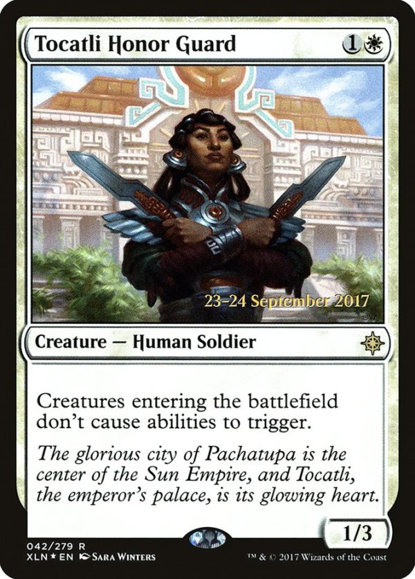 Tocatli Honor Guard [Ixalan Prerelease Promos] Discount