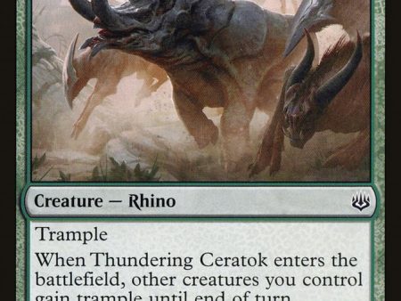 Thundering Ceratok [War of the Spark] For Discount