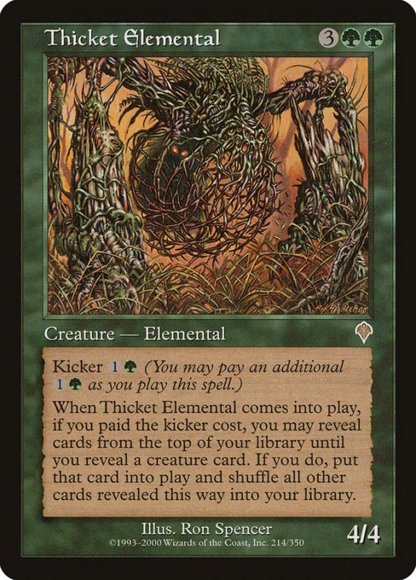 Thicket Elemental [Invasion] Supply