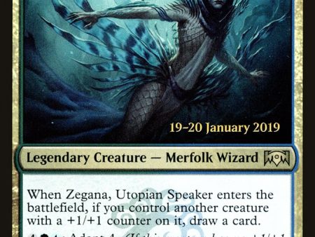 Zegana, Utopian Speaker [Ravnica Allegiance Prerelease Promos] Hot on Sale