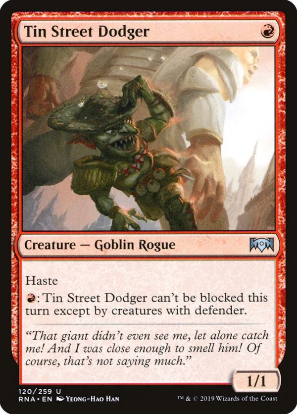 Tin Street Dodger [Ravnica Allegiance] Online Hot Sale