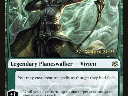 Vivien, Champion of the Wilds [War of the Spark Prerelease Promos] For Discount