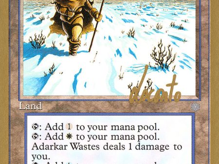 Adarkar Wastes (Michael Loconto) [Pro Tour Collector Set] Discount