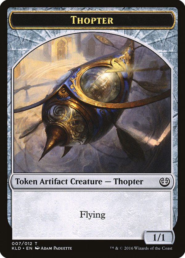 Thopter Token (007 012) [Kaladesh Tokens] Supply