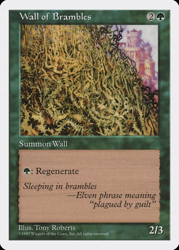 Wall of Brambles [Fifth Edition] Discount