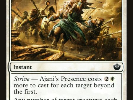 Ajani s Presence [Journey into Nyx] Discount