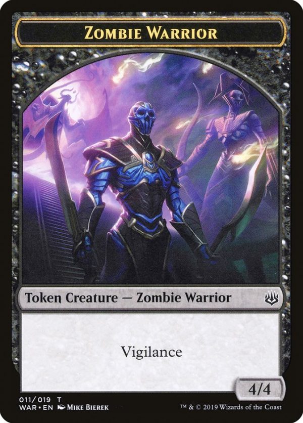 Zombie Warrior Token [War of the Spark Tokens] on Sale