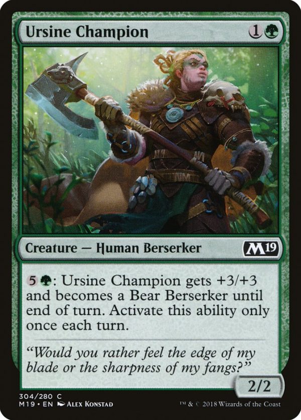 Ursine Champion [Core Set 2019] on Sale