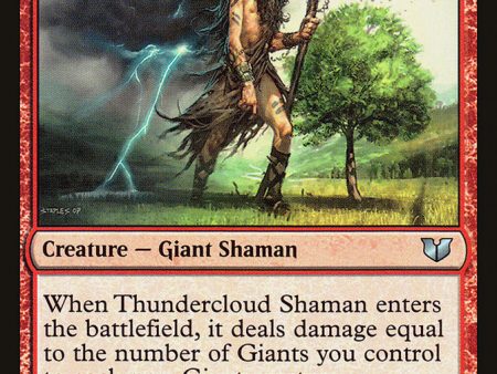 Thundercloud Shaman [Commander 2015] Hot on Sale